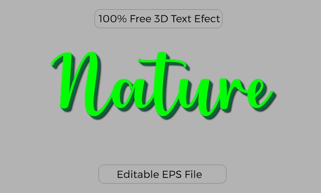 Diseño de efectos de texto 3D editable completo