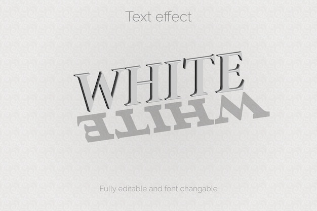 Diseño de efectos de texto únicos y simples editables