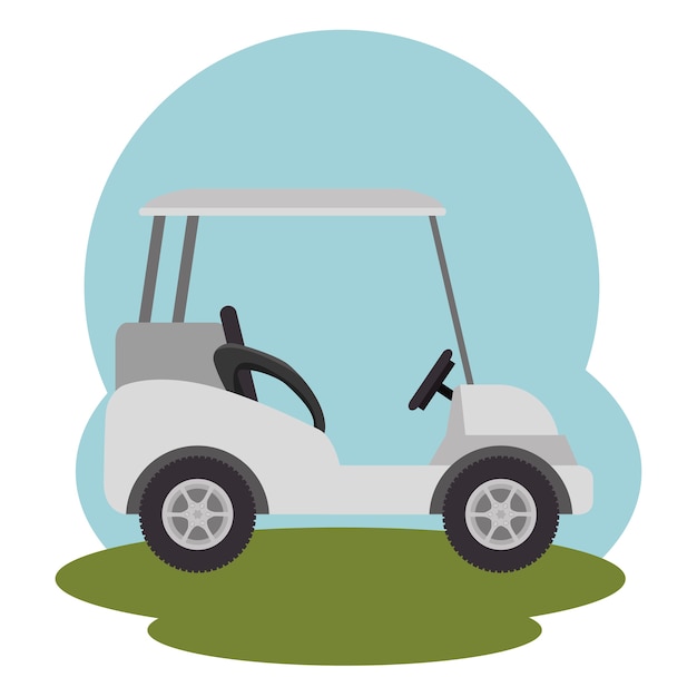 diseño del ejemplo del vector del icono del deporte del club de golf