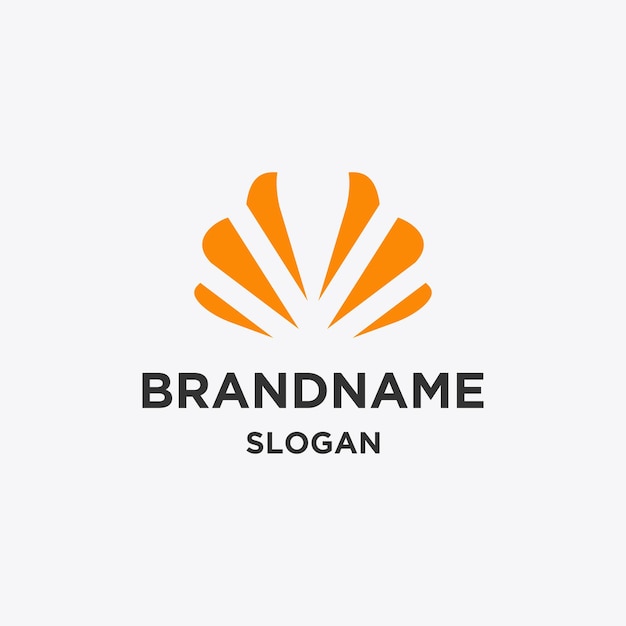 Diseño del ejemplo del vector de la plantilla del logotipo de Sheel