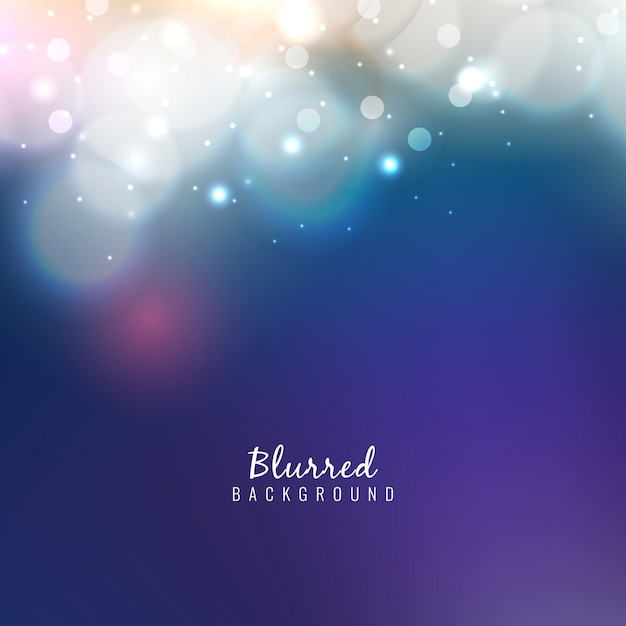 Diseño elegante azul de fondo borroso