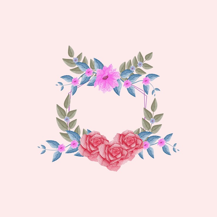 Vector diseño elegante de la invitación de la boda del marco floral de la acuarela