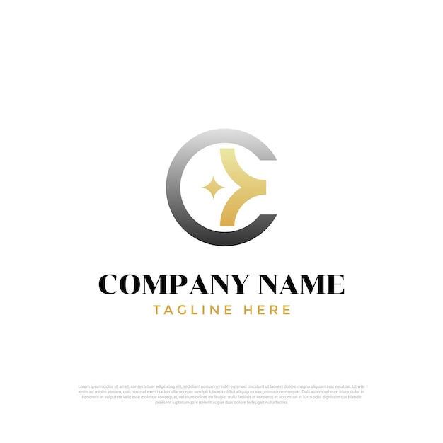 Diseño elegante del logotipo de diamante