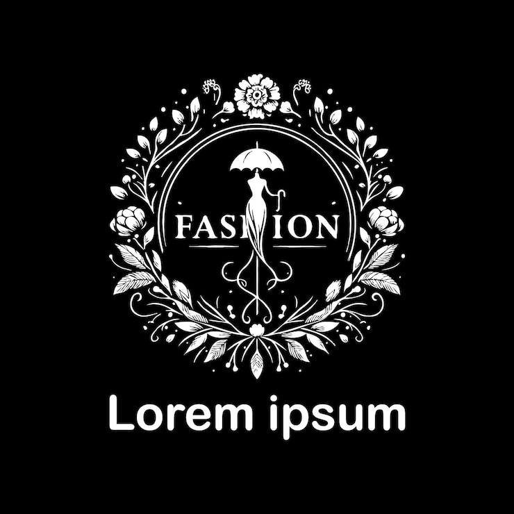 Vector diseño elegante del logotipo de la moda