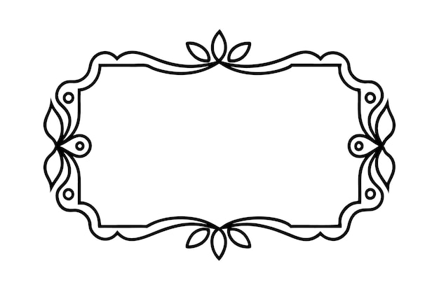 Diseño elegante del marco
