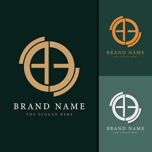 Diseño elegante monograma A y E Diseño de logotipo
