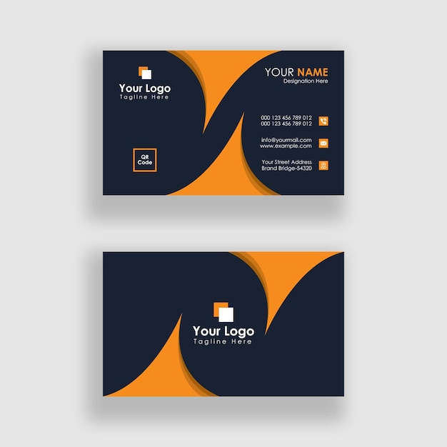 Diseño elegante de plantillas de tarjetas de visita profesionales