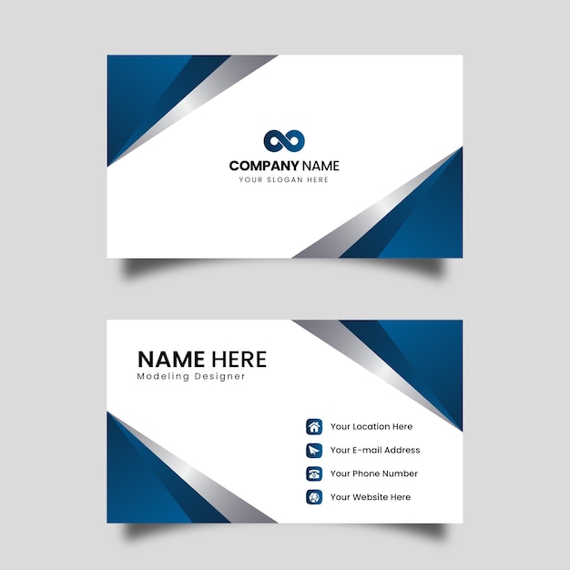 Diseño elegante y profesional de tarjetas de marca