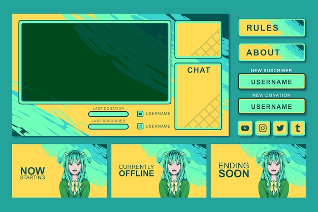 diseño de elemento de panel de flujo de juegos de pascua