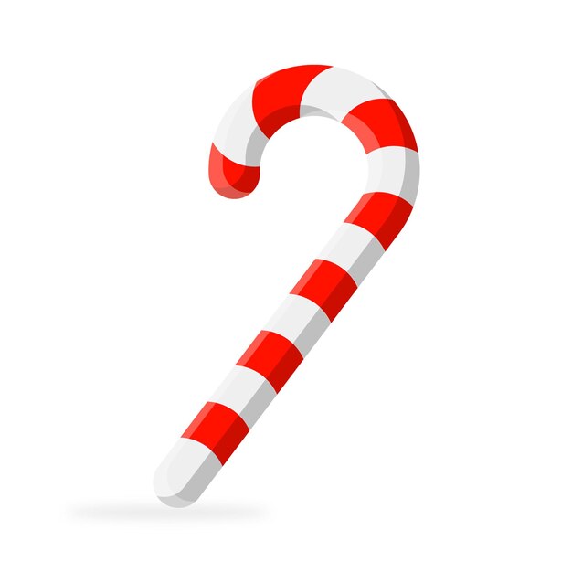 Diseño de elemento de vector de caramelo de Navidad