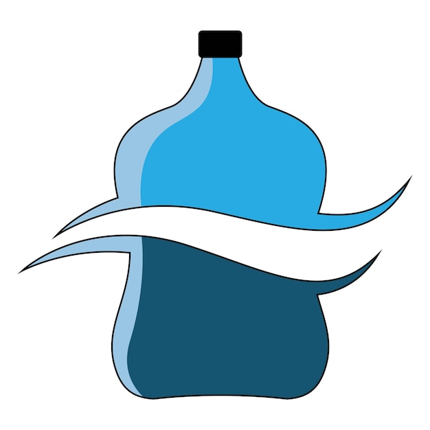 Diseño de elemento de vector de logotipo de agua