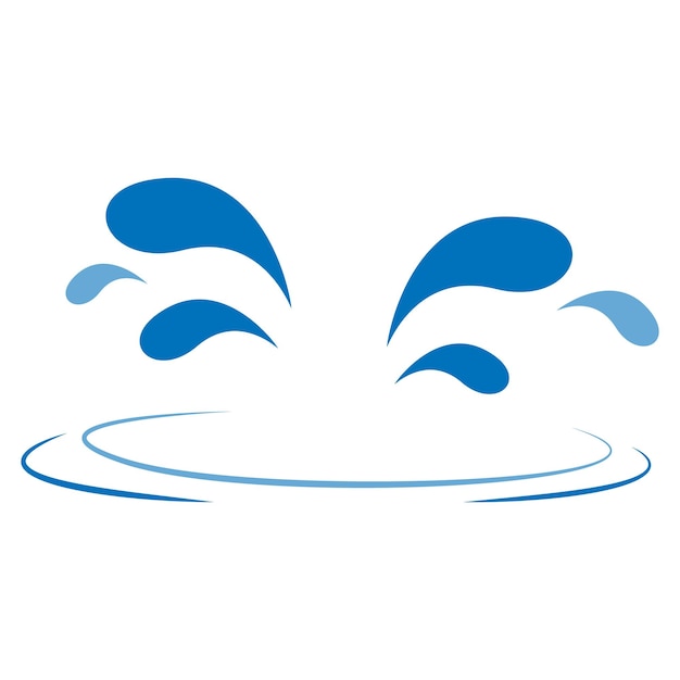Diseño de elemento de vector de logotipo de agua
