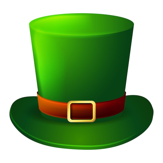 Vector diseño del elemento vectorial del sombrero de leprechaun st patrick