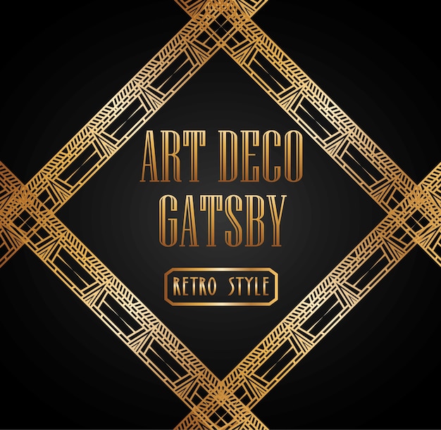 diseño de elementos art deco