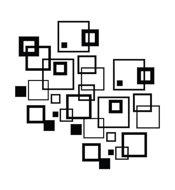 Diseño de elementos de decoración de patrones sin fisuras de vector