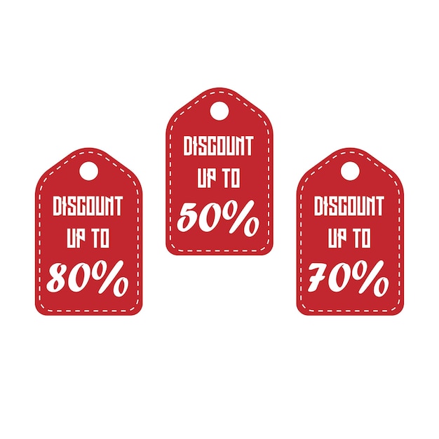 Diseño de elementos para etiquetas promocionales con estilo simple y estético.