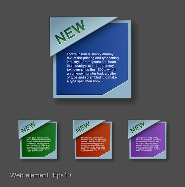 Diseño de elementos de página web