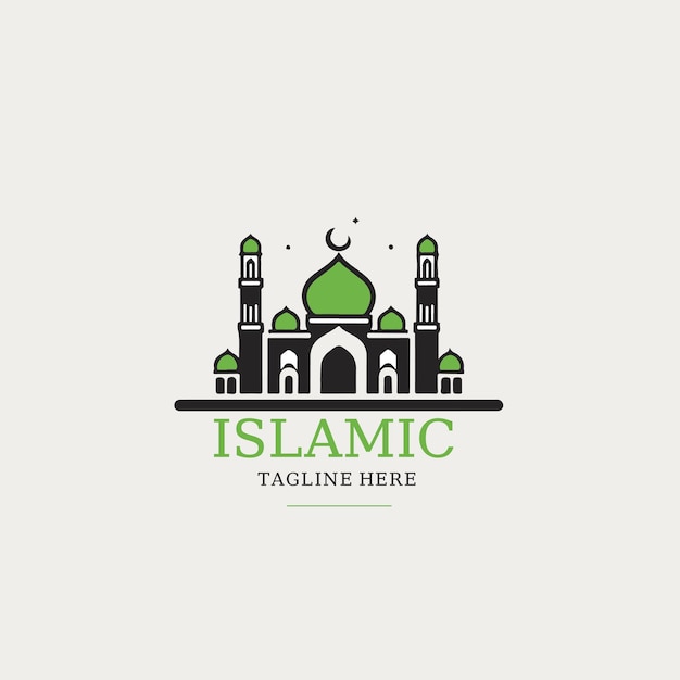 Diseño del emblema de la Mezquita Majestic Minbar