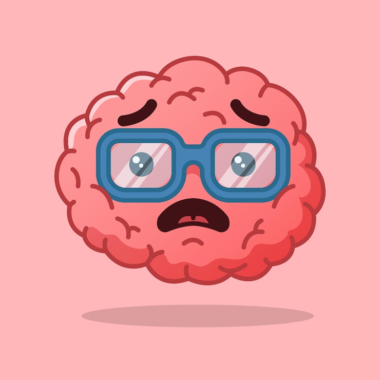 diseño de emoticonos cerebrales