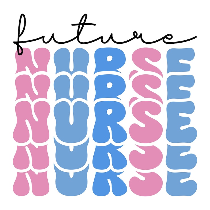 Vector el diseño de la enfermera retro svg bundle nurse citas svg