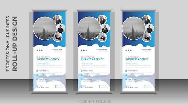 diseño enrollable empresarial moderno
