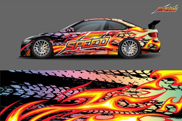 Diseño de envoltura de automóvil
