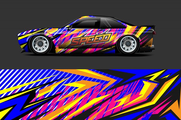 Diseño de envoltura de automóvil