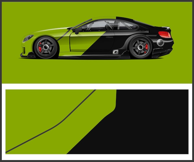 Diseño de envoltura para automóviles deportivos