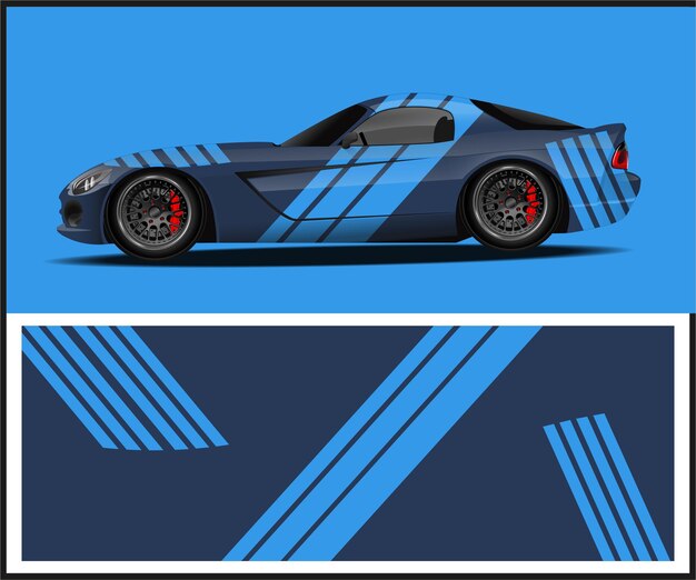 Diseño de envoltura para automóviles Dodge Viper