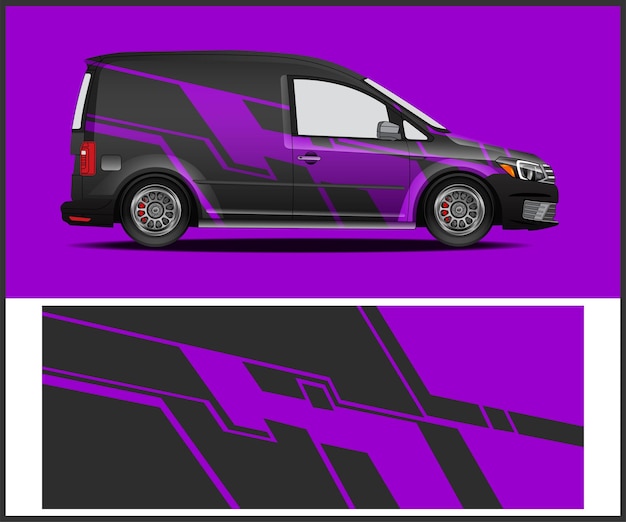 diseño de envoltura de automóviles para la marca de vinilo de vehículos