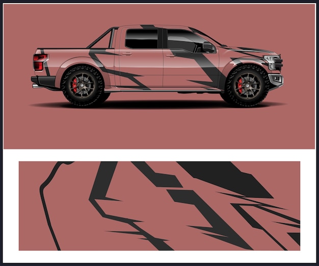 diseño de envoltura de automóviles para la marca de vinilo de vehículos