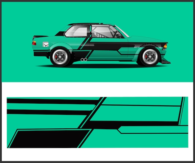 diseño de envoltura de automóviles para la marca de vinilo de vehículos