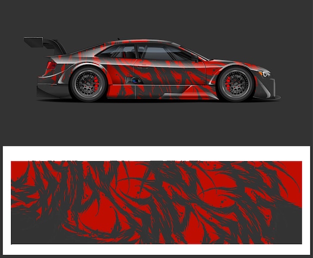 Diseño de envoltura de autos de carreras