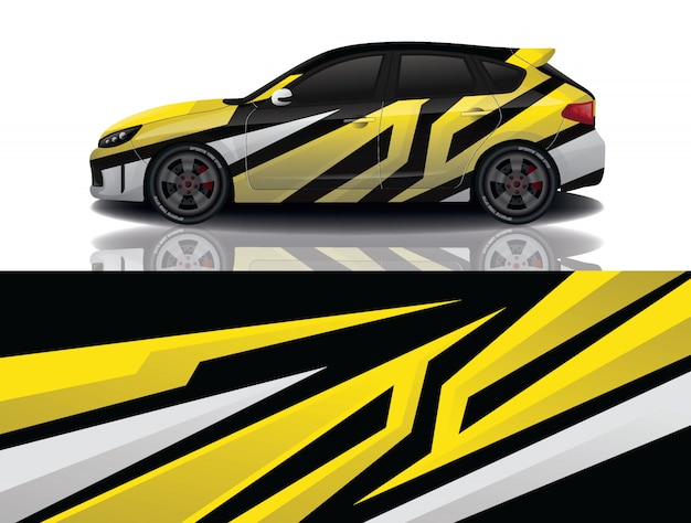 diseño de envoltura de calcomanías para automóviles