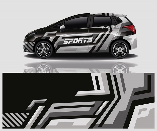 diseño de envoltura de calcomanías para automóviles