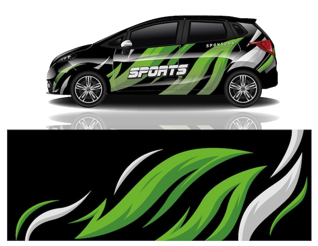 diseño de envoltura de calcomanías para automóviles