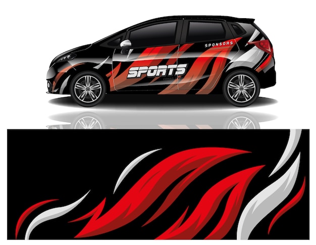 diseño de envoltura de calcomanías para automóviles