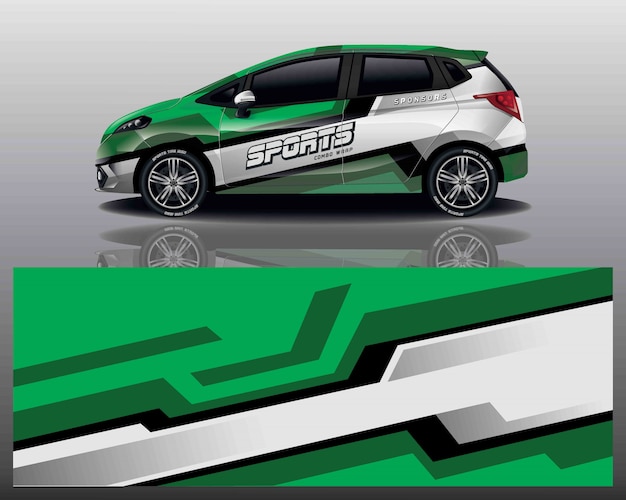 diseño de envoltura de calcomanías para automóviles
