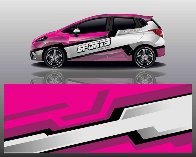 diseño de envoltura de calcomanías para automóviles