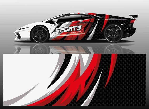 diseño de envoltura de calcomanías para automóviles