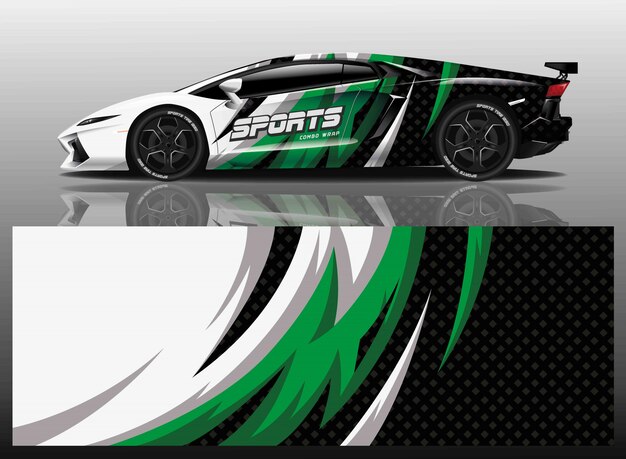 diseño de envoltura de calcomanías para automóviles