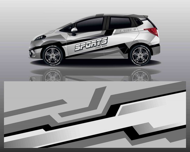diseño de envoltura de calcomanías para automóviles