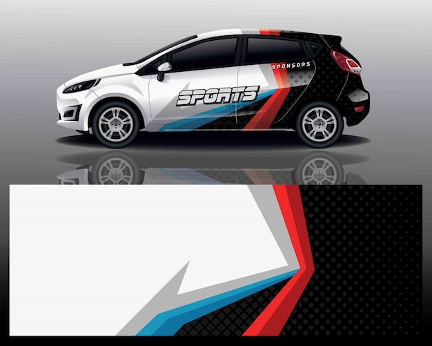 diseño de envoltura de calcomanías para automóviles
