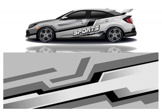diseño de envoltura de calcomanías para automóviles