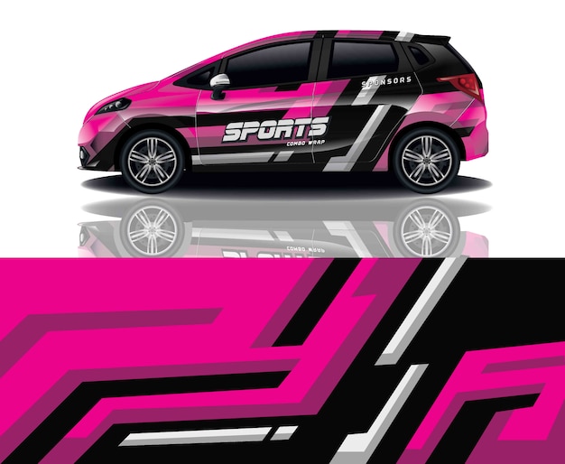 diseño de envoltura de calcomanías para automóviles