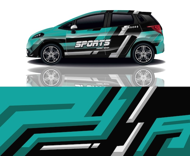 diseño de envoltura de calcomanías para automóviles