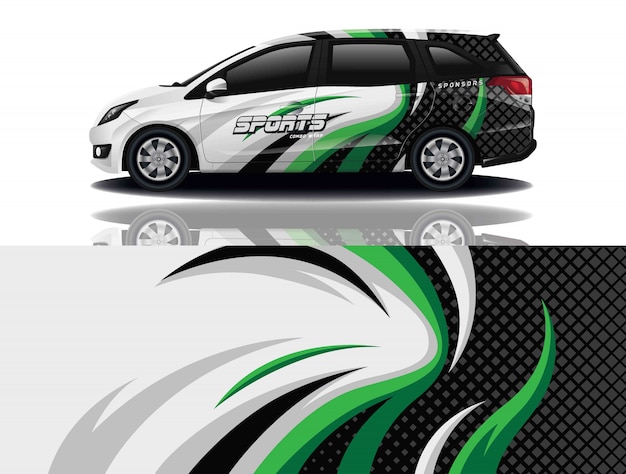 diseño de envoltura de calcomanías para automóviles