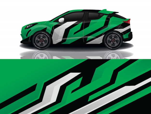 diseño de envoltura de calcomanías para automóviles