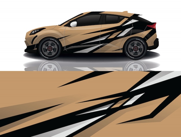 diseño de envoltura de calcomanías para automóviles