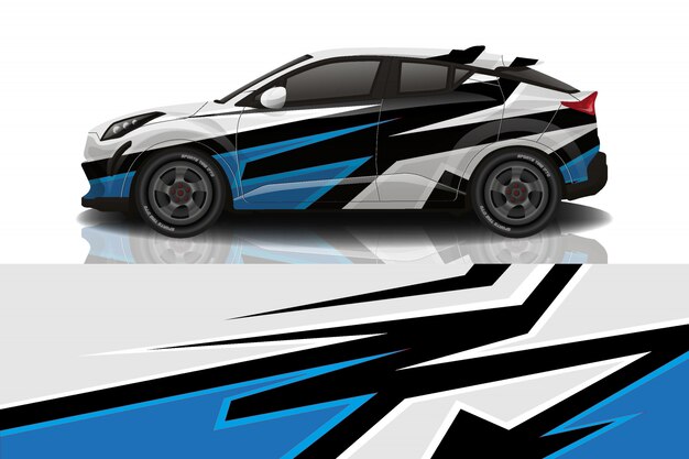 diseño de envoltura de calcomanías para automóviles